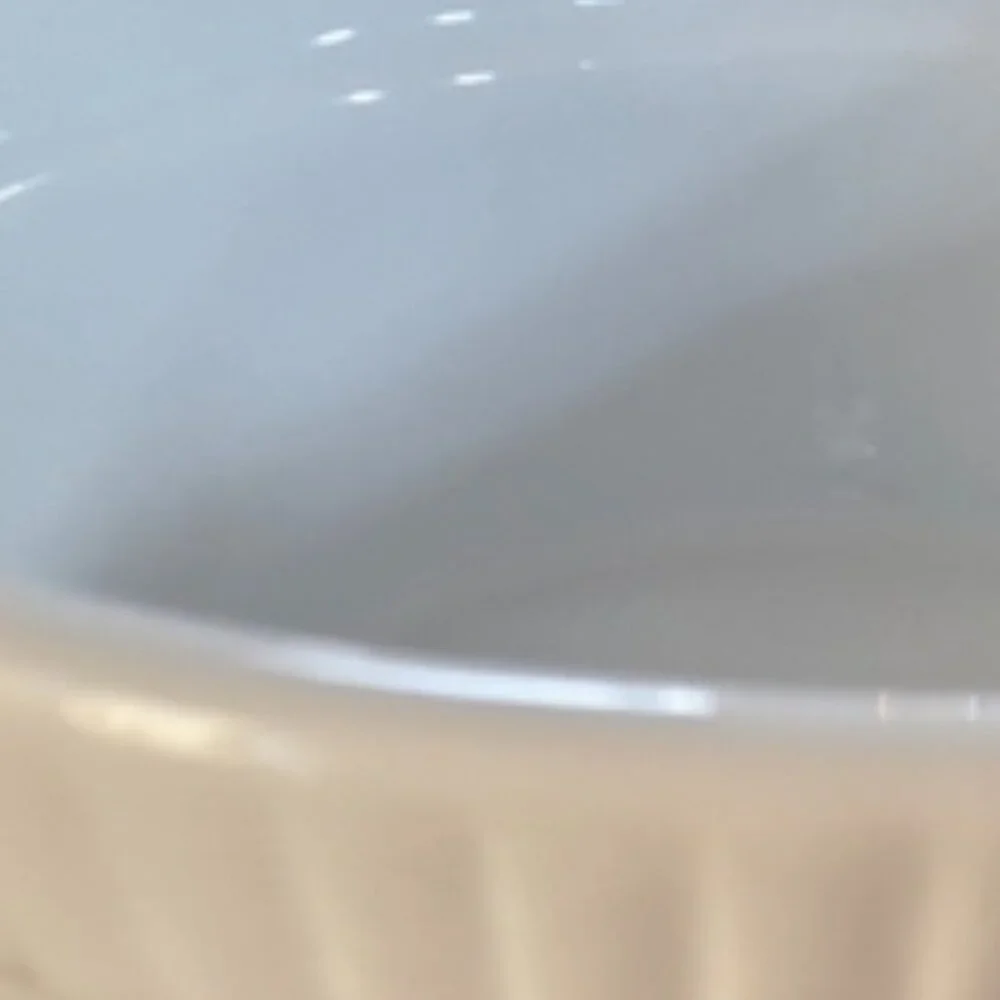 White Ribbed BIA CORDON BLUE  1 1/2 - 2 Quart Souffle Baking Dish